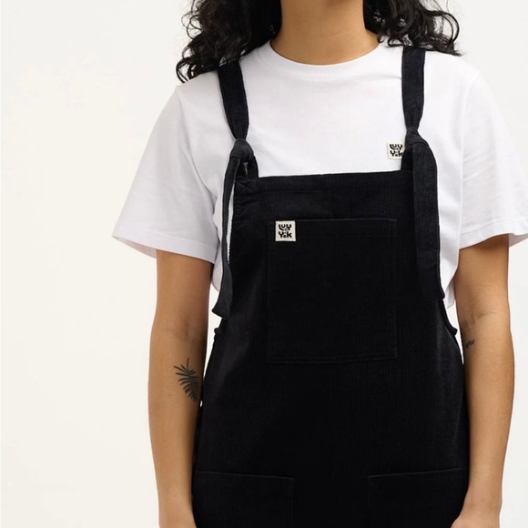 Lucy & Yak Emmy Organic Cotton Overall Dungarees Black - Picture 4 of 16